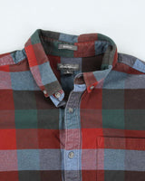 Vintage Eddie Bauer Heavyweight Plaid Flannel Shirt - L