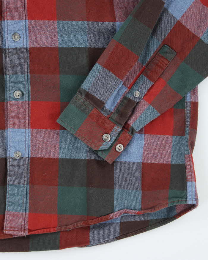 Vintage Eddie Bauer Heavyweight Plaid Flannel Shirt - L