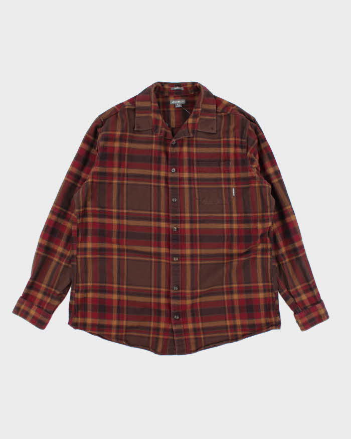 Vintage Eddie Bauer Relaxed Fit Flannel Shirt - XL
