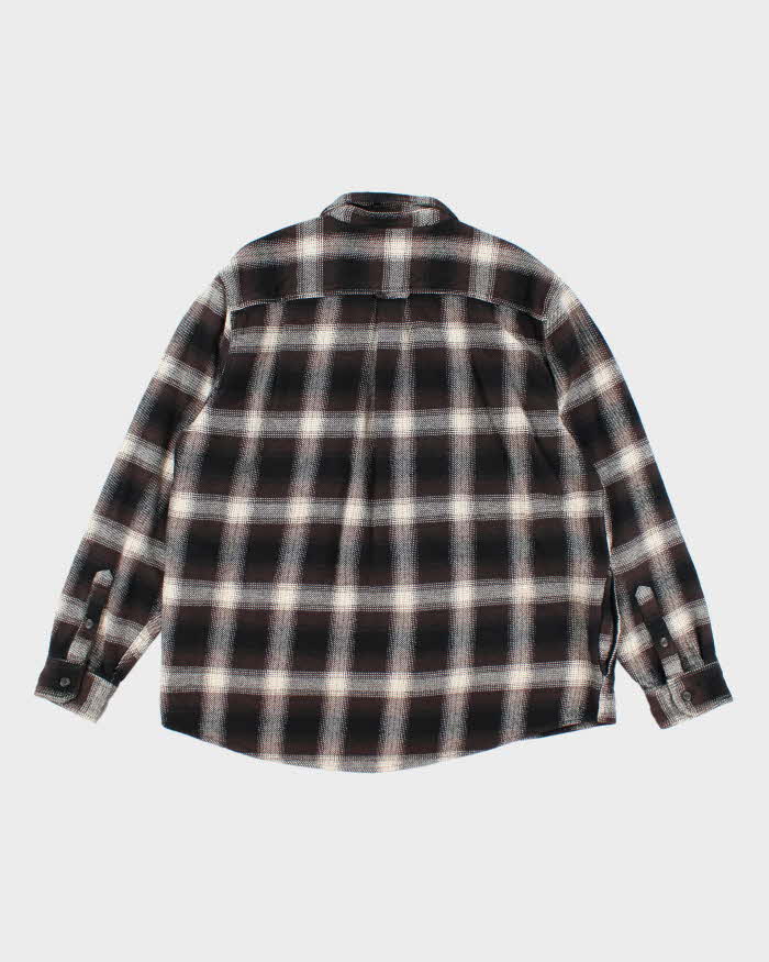Vintage Orvis Heavyweight Plaid Flannel Shirt - XXL