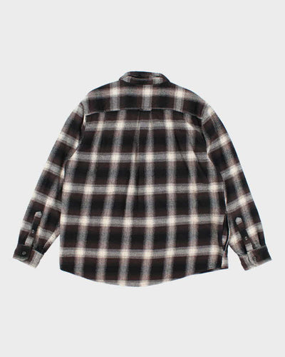 Vintage Orvis Heavyweight Plaid Flannel Shirt - XXL