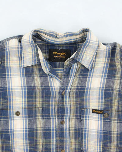Vintage Wrangler Western Snap Button Flannel Shirt - M