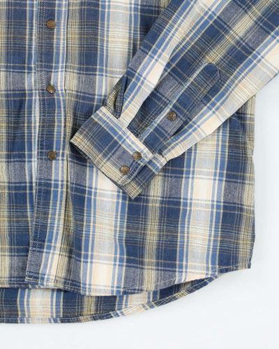 Vintage Wrangler Western Snap Button Flannel Shirt - M