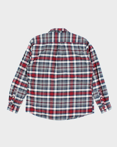 Vintage 2000's Barbour Plaid Flannel Shirt - L