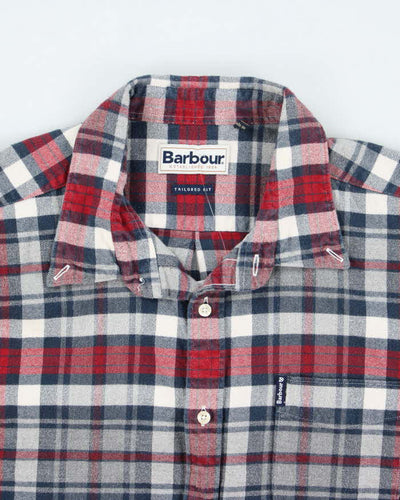 Vintage 2000's Barbour Plaid Flannel Shirt - L