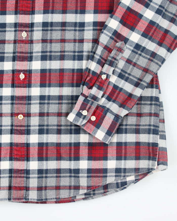 Vintage 2000's Barbour Plaid Flannel Shirt - L