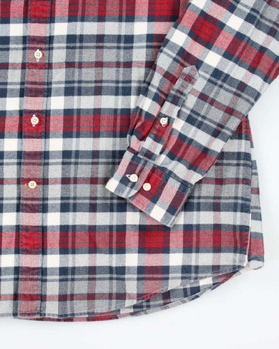 Vintage 2000's Barbour Plaid Flannel Shirt - L
