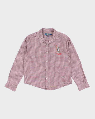 Vintage Ralph Lauren Polo Bear Embroidered Shirt - XL