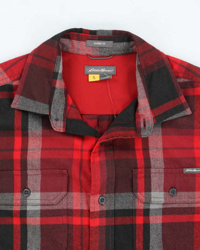 Vintage 2000's Eddie Bauer Oversized Button Up Flannel Shirt - S