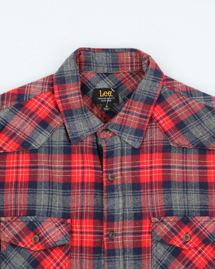 Vintage 2000's Lee Button Up Flannel Shirt - M