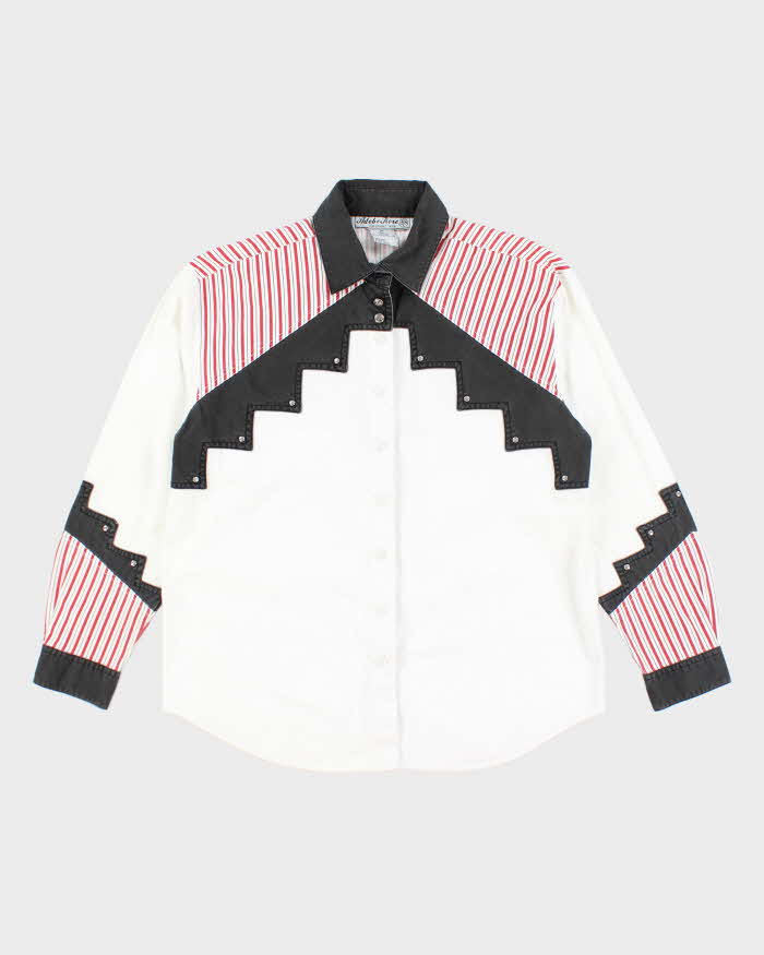 Vintage 90's Western Style Button Up Shirt - M