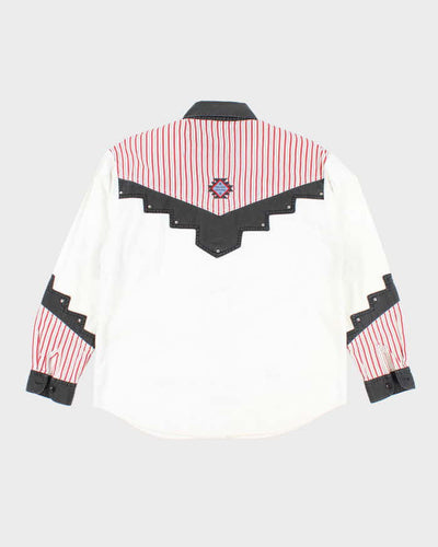 Vintage 90's Western Style Button Up Shirt - M