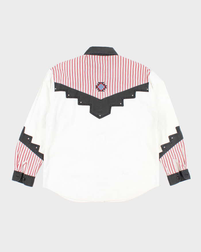 Vintage 90's Western Style Button Up Shirt - M