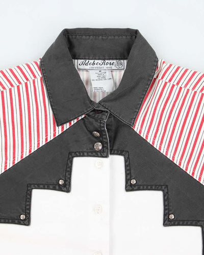 Vintage 90's Western Style Button Up Shirt - M