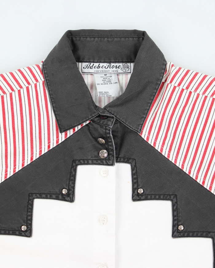 Vintage 90's Western Style Button Up Shirt - M