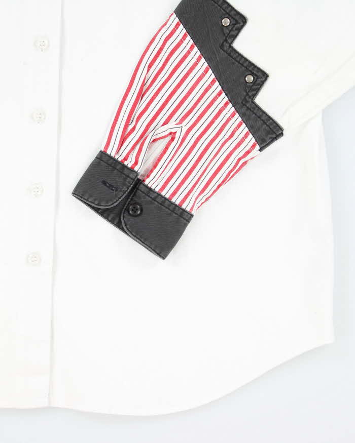 Vintage 90's Western Style Button Up Shirt - M