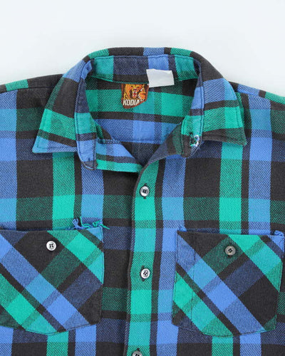 Vintage 90's Kodiak Heavyweight Button Up Flannel Shirt - L