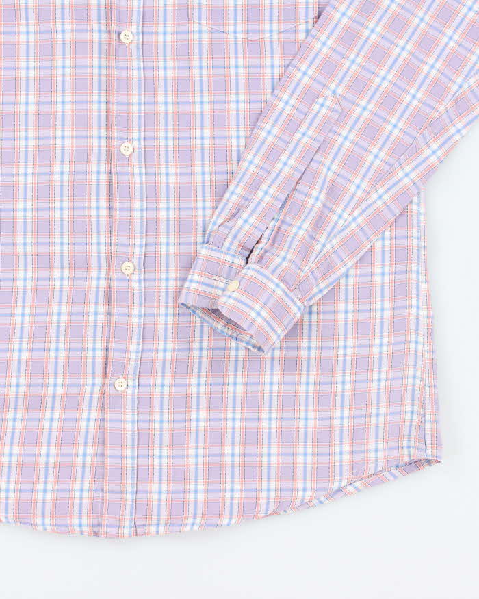 Vintage 2000's Lacoste Patterned Button Up Shirt - M