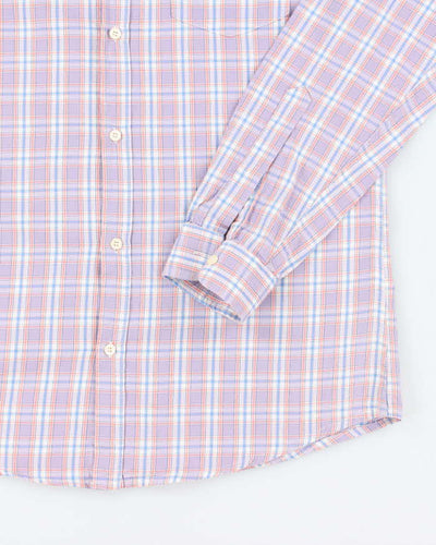 Vintage 2000's Lacoste Patterned Button Up Shirt - M