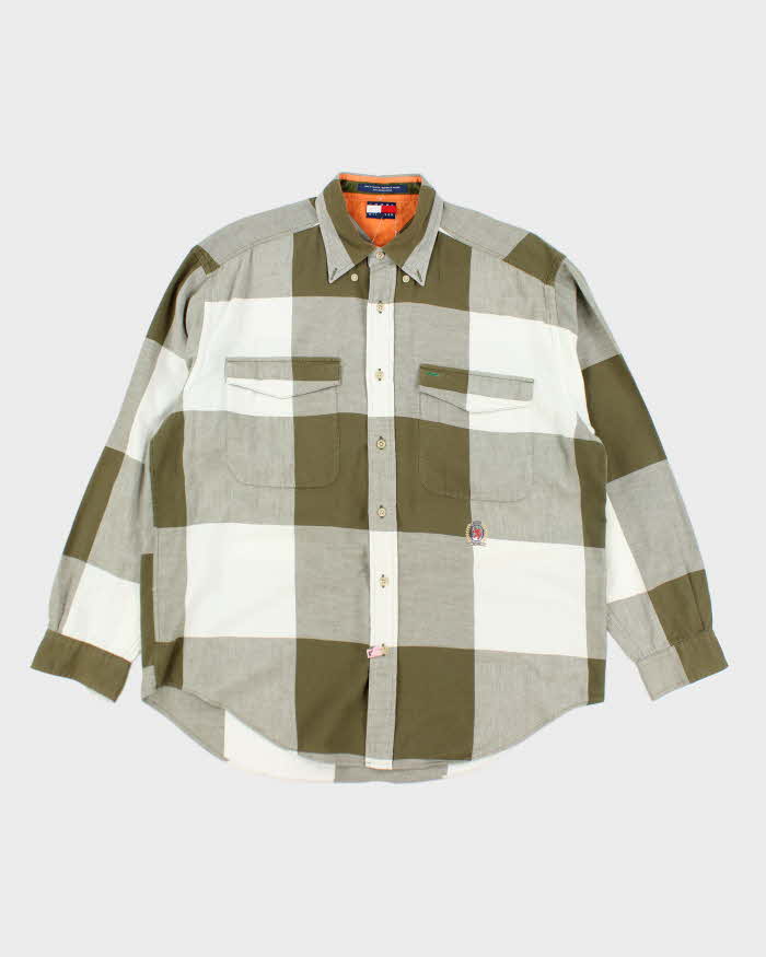 Vintage 2000's Tommy Hilfiger Patterned Oversized Shirt - M