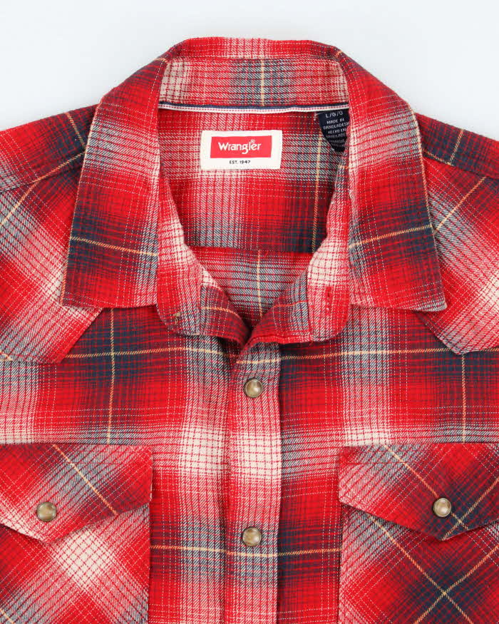 Vintage Wrangler Checked Flannel - L