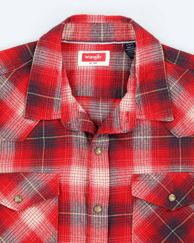 Vintage Wrangler Checked Flannel - L
