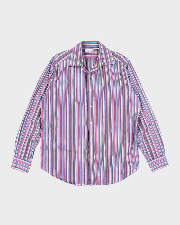 Y2k 00s Guess Striped Shirt - XL