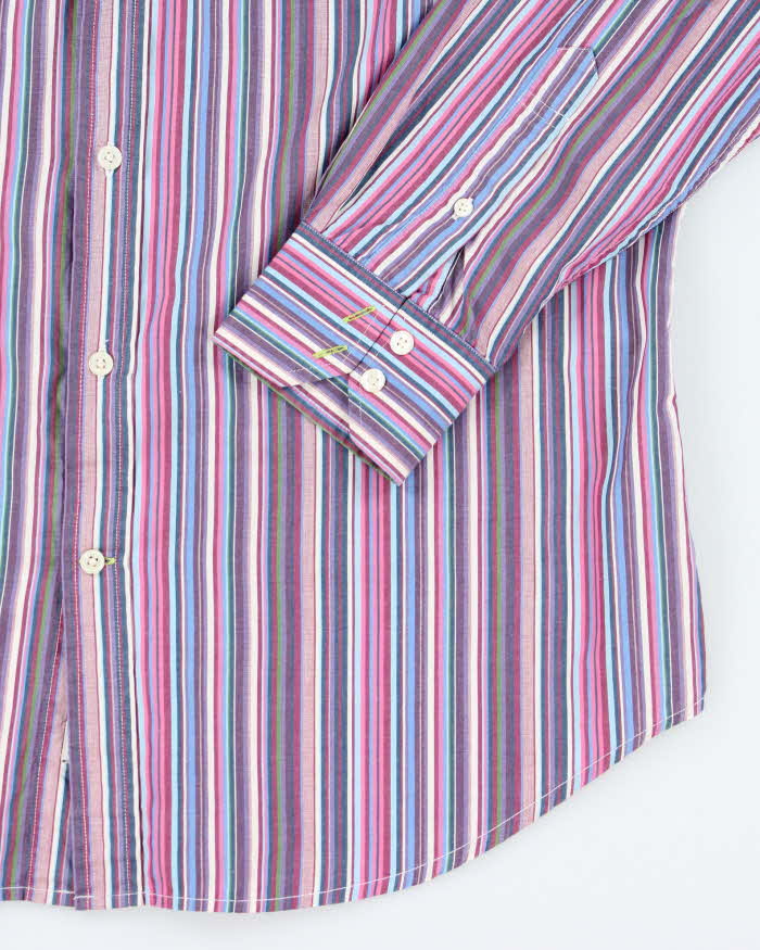 Y2k 00s Guess Striped Shirt - XL