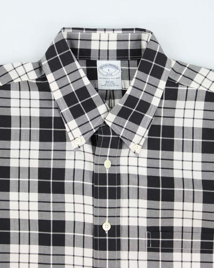 Brooks Brothers Checked Long Sleeve Shirt - L