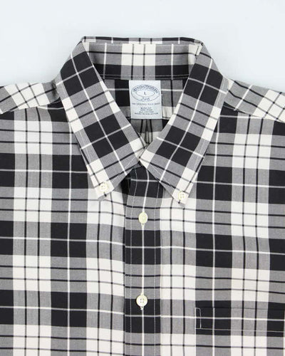 Brooks Brothers Checked Long Sleeve Shirt - L