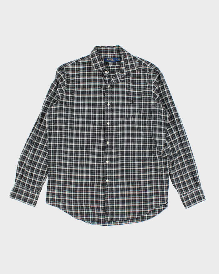 Vintage Ralph Lauren Checked Long Sleeve Shirt - L