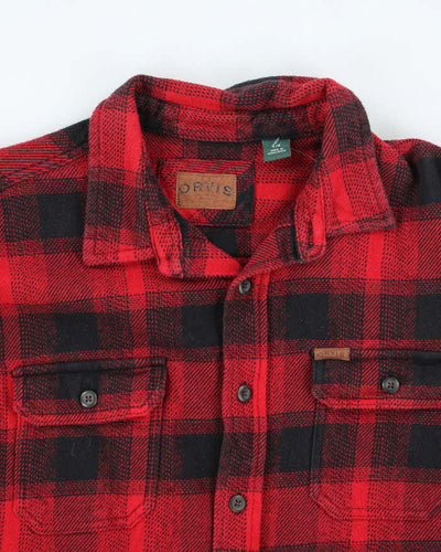 Vintage 2000's Y2K Orvis Heavyweight Flannel Shirt - L