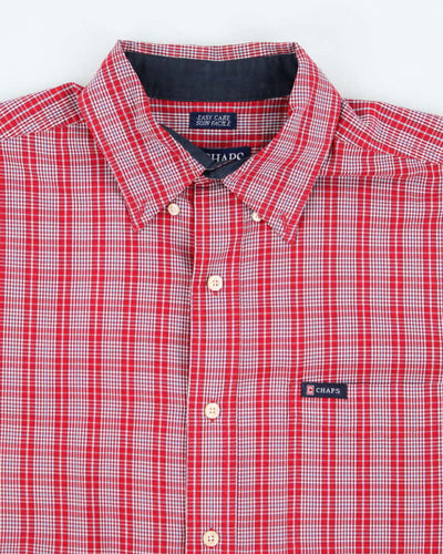 Chaps Checked Long Sleeve Shirt - M