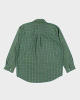 Chaps Checked Long Sleeve Shirt - L