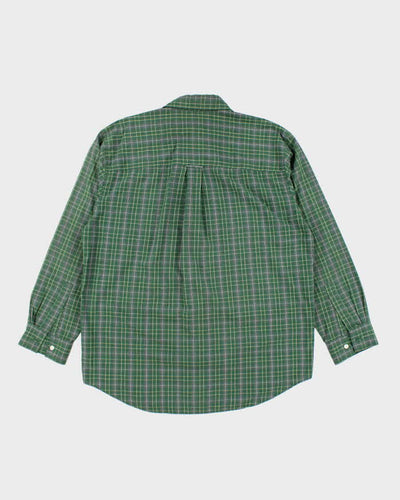 Chaps Checked Long Sleeve Shirt - L