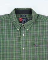 Chaps Checked Long Sleeve Shirt - L