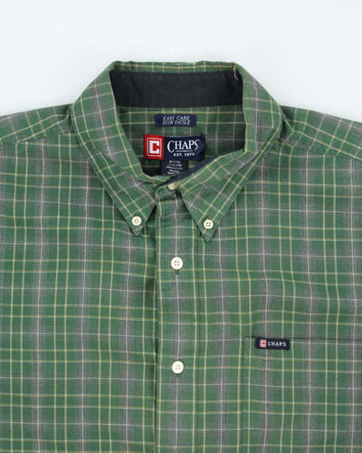 Chaps Checked Long Sleeve Shirt - L