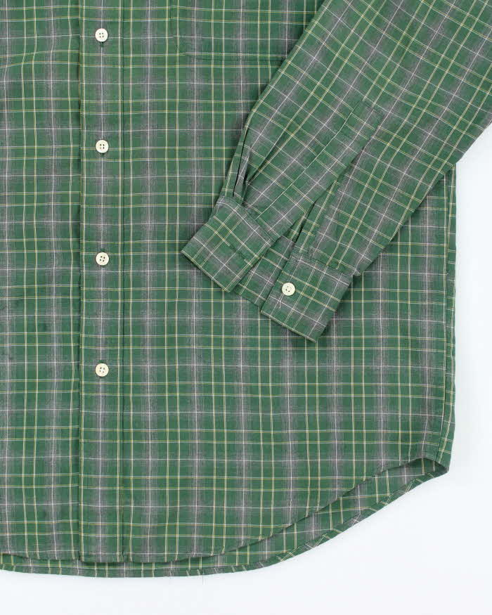 Chaps Checked Long Sleeve Shirt - L