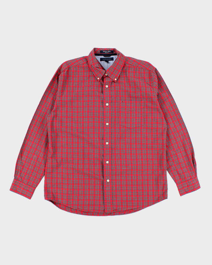 Tommy Hilfiger Checked Long Sleeve Shirt - L