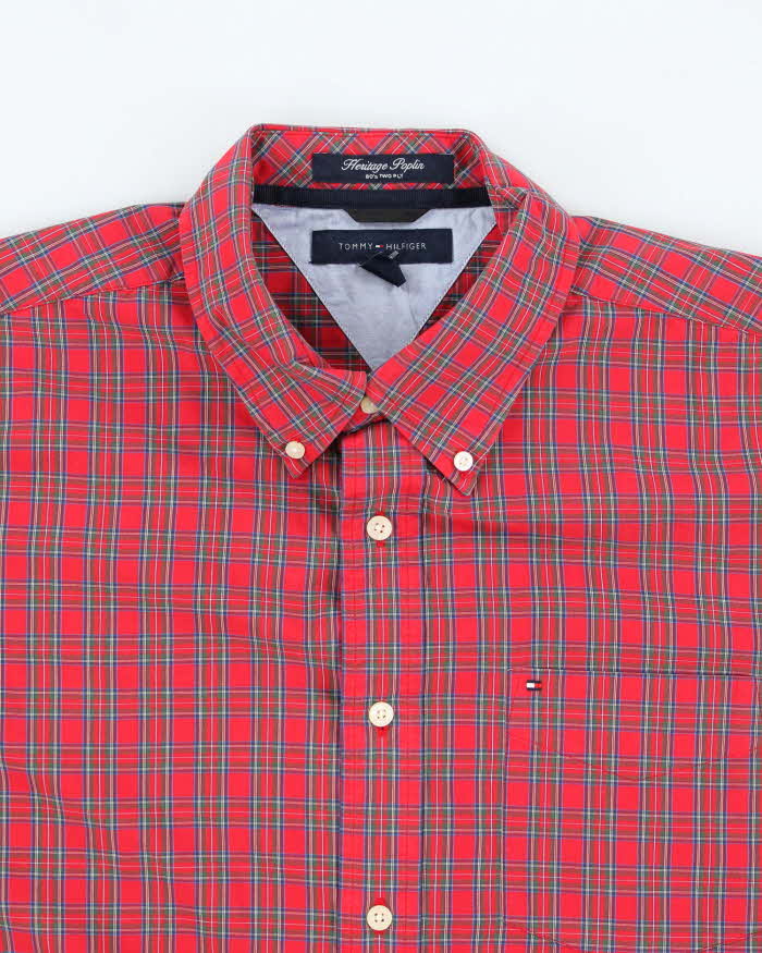 Tommy Hilfiger Checked Long Sleeve Shirt - L
