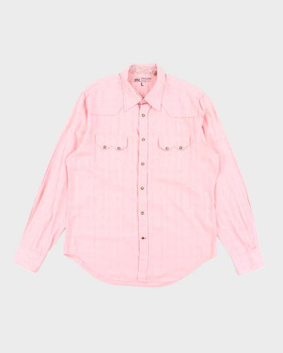 Y2k 00s Guess Pink Long Sleeve Shirt - L