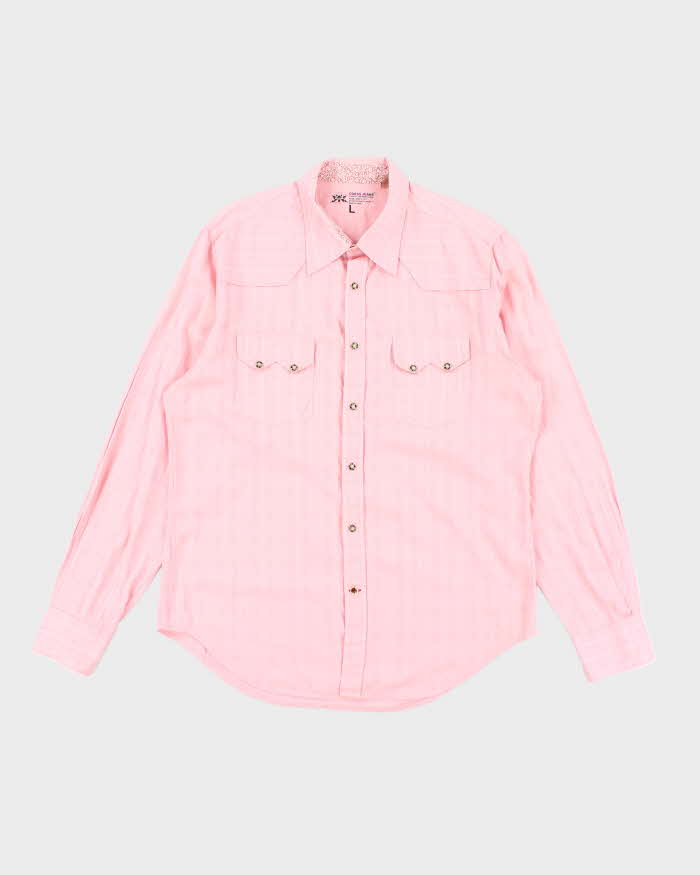 Y2k 00s Guess Pink Long Sleeve Shirt - L