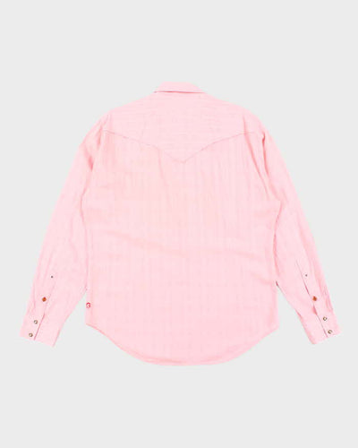 Y2k 00s Guess Pink Long Sleeve Shirt - L