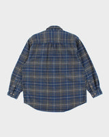 Vintage Field &amp; Stream Heavyweight Plaid Button Up Flannel Shirt - L