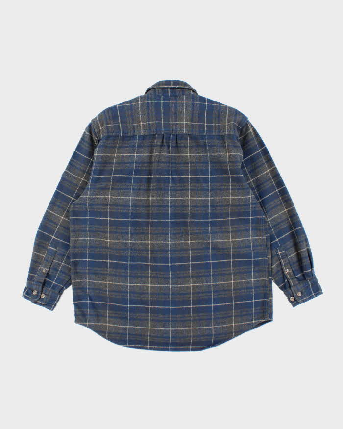 Vintage Field &amp; Stream Heavyweight Plaid Button Up Flannel Shirt - L