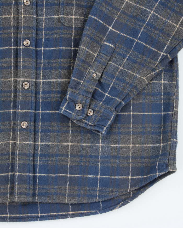 Vintage Field &amp; Stream Heavyweight Plaid Button Up Flannel Shirt - L