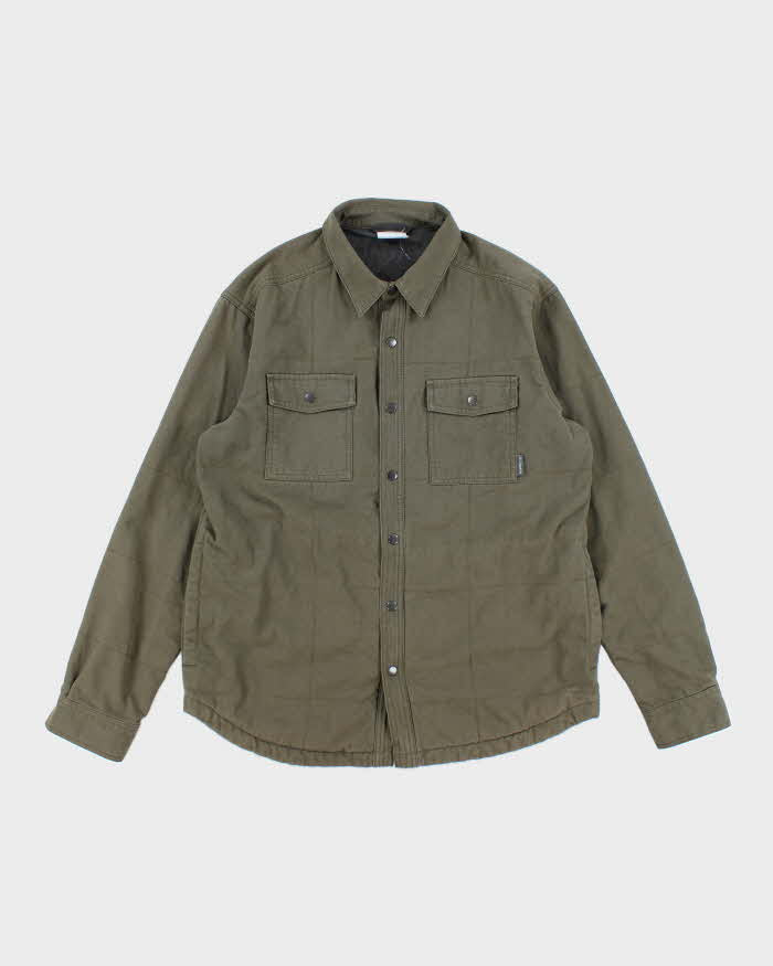 Vintage Columbia Insulated Snap Button Flannel Shirt - M