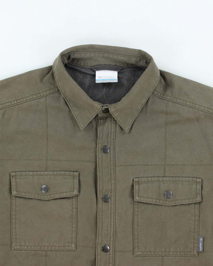 Vintage Columbia Insulated Snap Button Flannel Shirt - M
