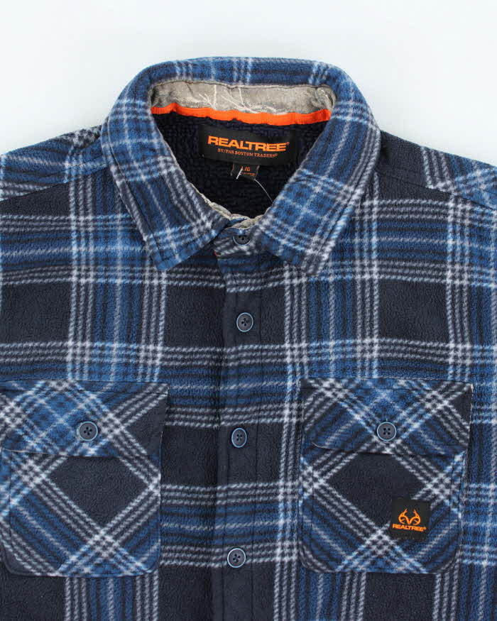 Realtree Checked Fleece Flannel - L
