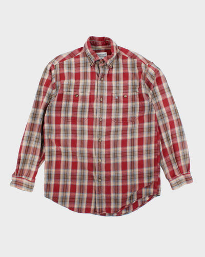 Vintage 90's Carhartt Button Up Flannel Shirt - M